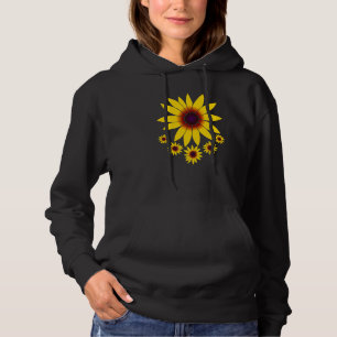 Moletom Padrão Floral Flor Flor do Flor do Sol Amarelo