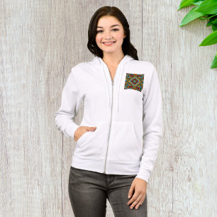 Moletom Padrão Geométrico Tribal Negrito Boho Étnico Color