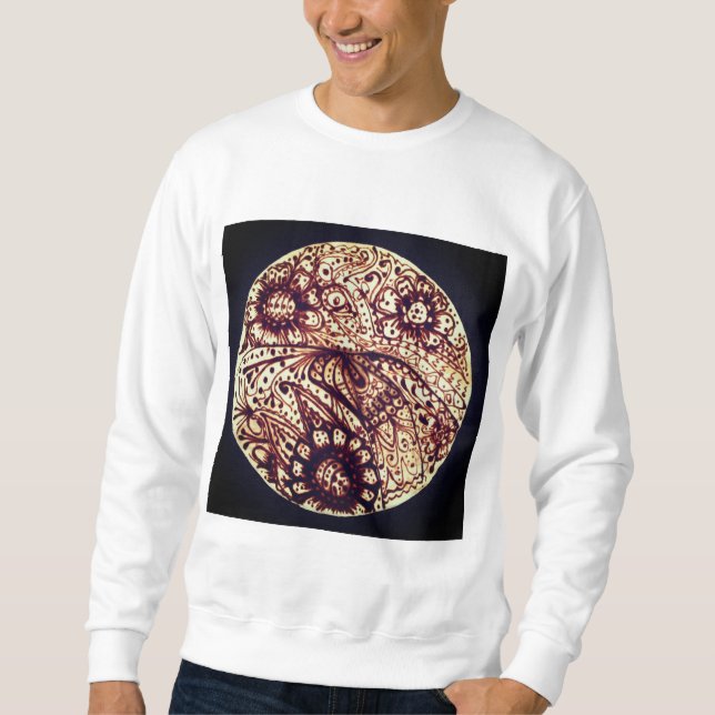 Moletom padrão Henna (Frente)