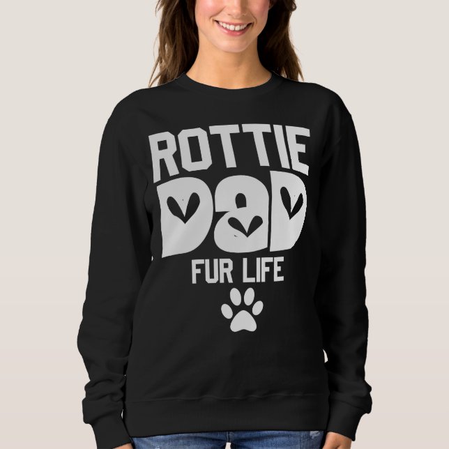 Moletom Padre S Day Rottie Mãe Pele Vida Rottweiler Pai 27 (Frente)