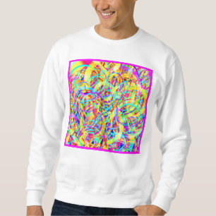 Moletom Padrões Neon brilhante