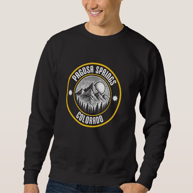 Moletom Pagosa Primavera Colorado USA Mountain Design (Frente)