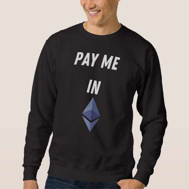 Moletom Pague-Me No Eth Eethum Blockchain Eth Ether Crypto (Frente)