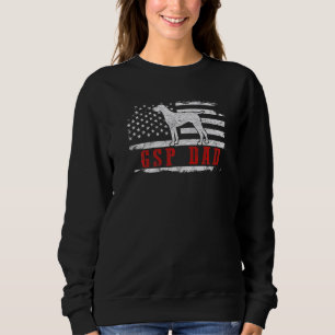 Moletom Pai Americano Bandeira Alemã de Mens Gsp Poin