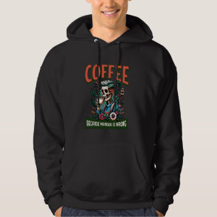 Moletom Pai Barista Apreciação de Café Crânio Humor Arte