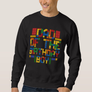 Moletom Pai Birthday Boy Master Builder Building Bricks Bl