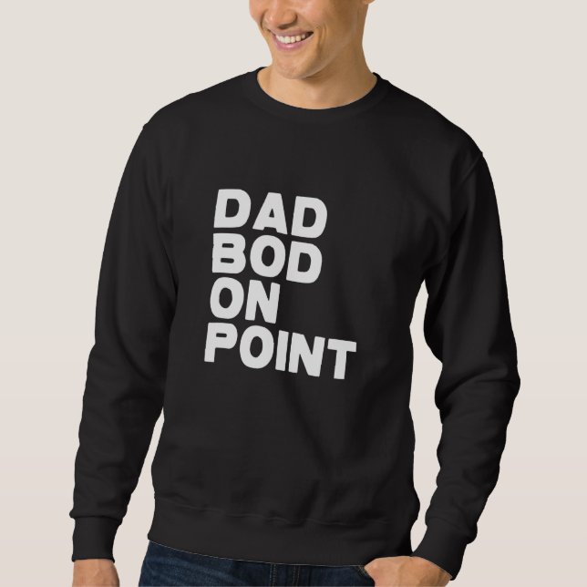 Moletom Pai Bod No Point Love Humor Husband (Frente)