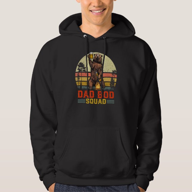 Moletom Pai Bod Squad Retro Não é um Pai Bod É uma Fath (Frente)