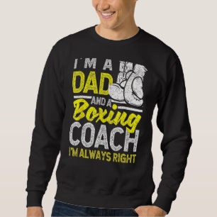 Moletom Pai Boxer Coaches Dia de os pais Eu sou um Pai e u