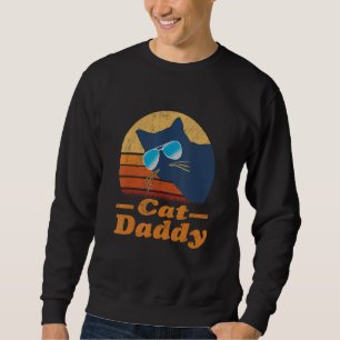 Moletom Pai Cat Vintage 80s Estilo Cat. Óculos Retro Sol D