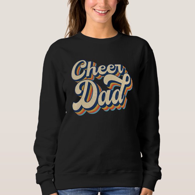 Moletom Pai Cheerhead Padre Cheerleader Retro Vi (Frente)