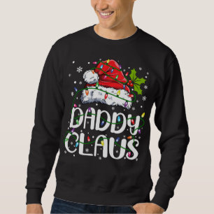 Moletom Pai Claus Christmas Lights Pajama Family Matchin