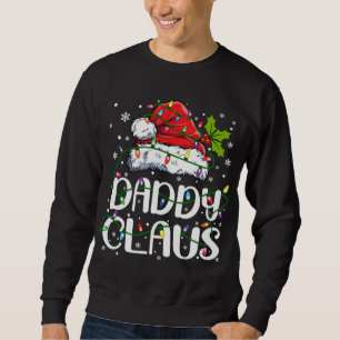 Moletom Pai Claus Christmas Lights Pajama Family Matchin