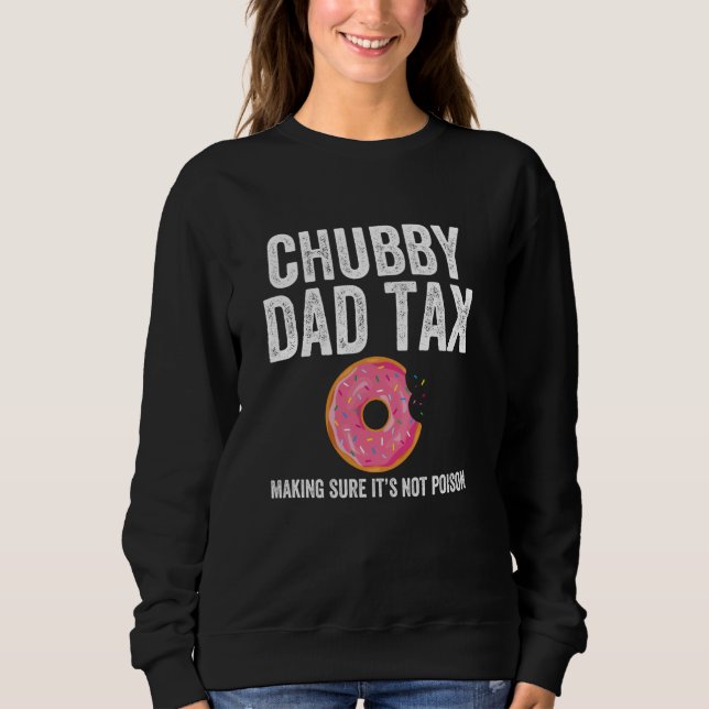 Moletom Pai com certeza que não é veneno Pais Chubby (Frente)