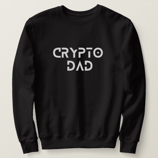 Moletom Pai Crypto Trader Dia de os pais BitHODL (Frente do Design)