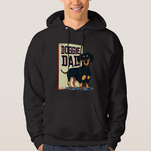 Moletom Pai Dachshund Doggie (Frente)
