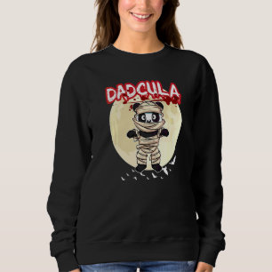 Moletom Pai Dadcula Dracule Vampiro Pai Festa de Halloween