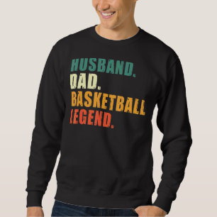Moletom Pai de basquete de lenda de Pai para marido