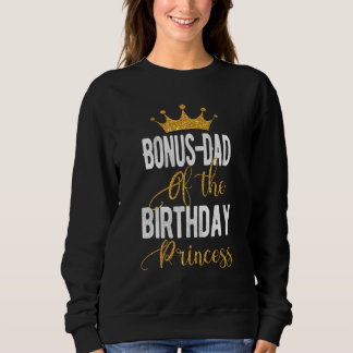 Moletom Pai De Bônus Da Família Aniversário Princesa Corre