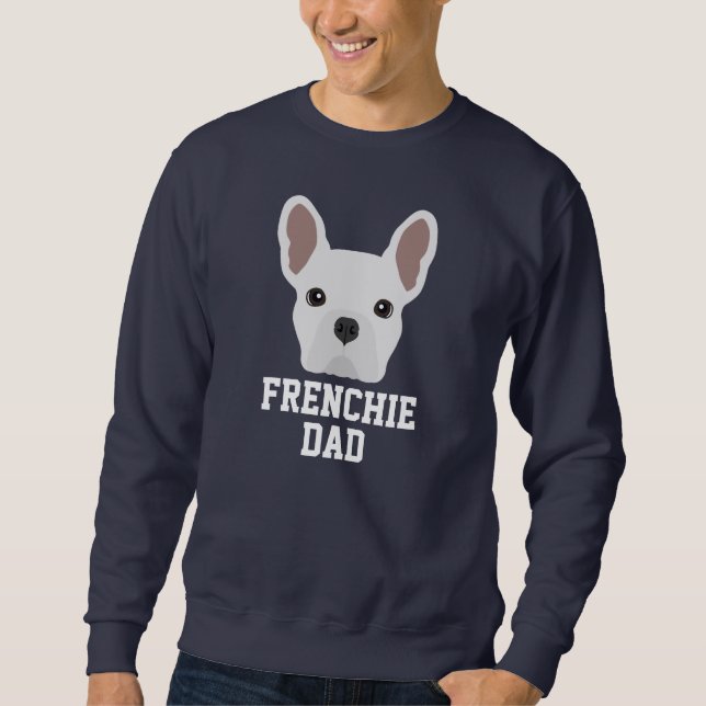 Moletom Pai de Cachorro Branco Francês (Frente)