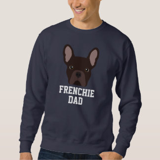 Moletom Pai de Cachorro Bulldog Francês Marrom