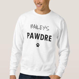 Moletom Pai de Cachorro de Tipografia de Pawdre Personaliz
