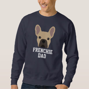 Moletom Pai De Cachorro Francês Com Folha Clara