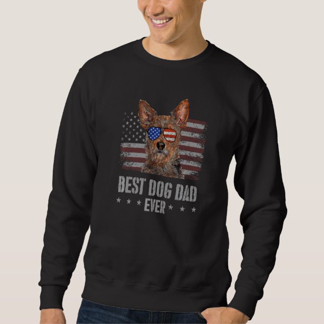 Moletom Pai De Cachorro Mais Bem Terrier Australiano Já Re (Frente)