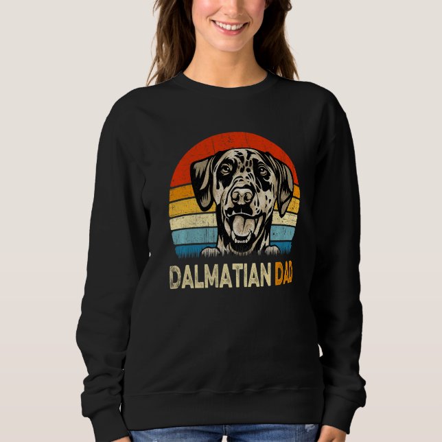Moletom Pai de cães de Pai retrorado Dalmaciano (Frente)