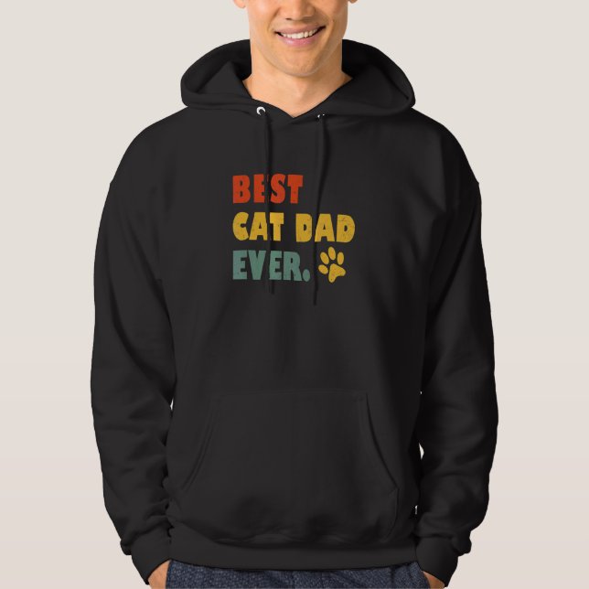 Moletom Pai de Cat Padre Melhor Pai de Cat Nunca (Frente)