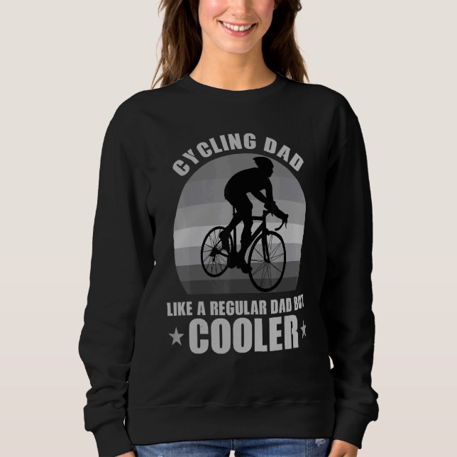 Moletom Pai De Ciclismo Como Um Pai Regular Mas Mais Frio  (Frente)