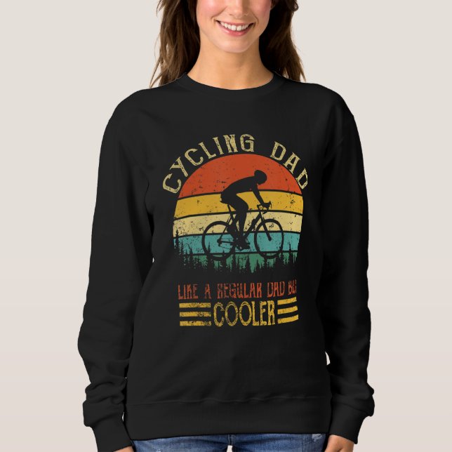 Moletom Pai De Ciclismo Como Um Pai Regular Mas Mais Frio  (Frente)