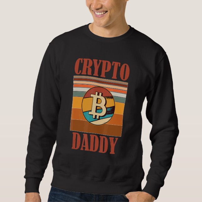 Moletom Pai de Cripto do Pai Padre Bitmoeda Dogecoin Bloc (Frente)
