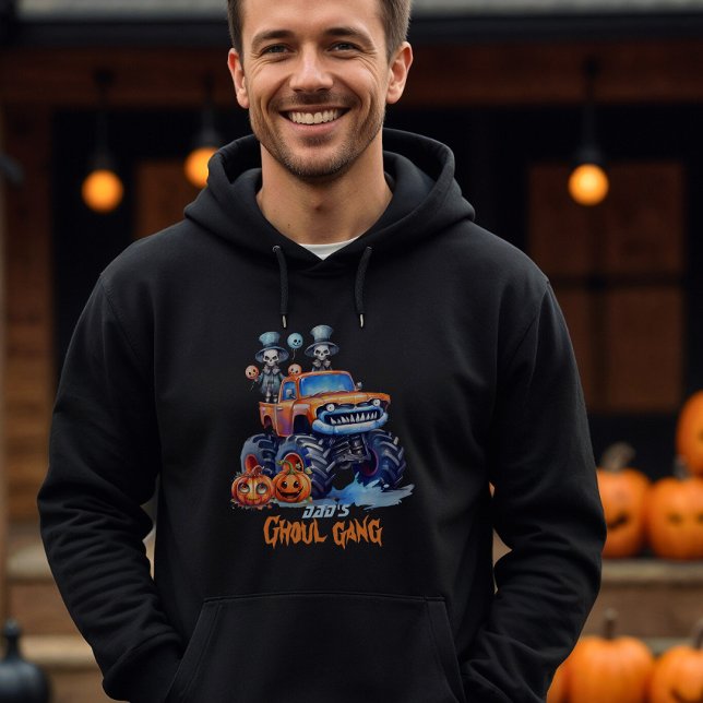 Moletom Pai de Dia das Bruxas de Ghoul Personalizado Corre (Criador carregado)