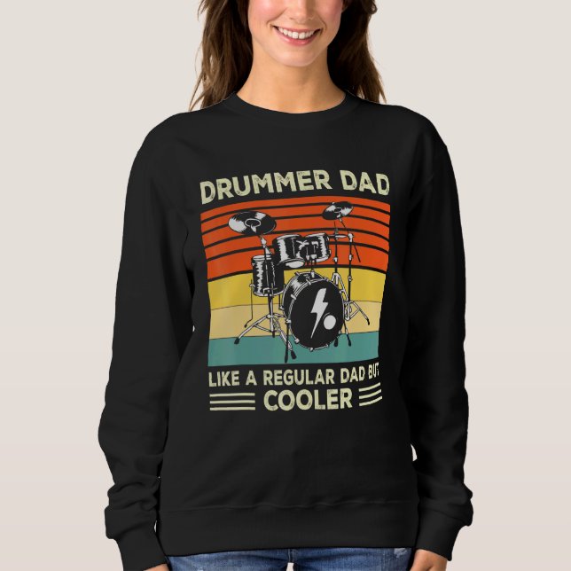 Moletom Pai De Drummer Como Uma Gordura Normal Do Pai Do D (Frente)