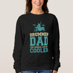 Moletom Pai De Drummer Da Menina Como Um Drummer De Pai No