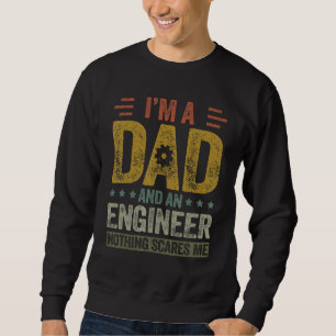 Moletom Pai De Engenheiro De Engenharia Para Men Vintage