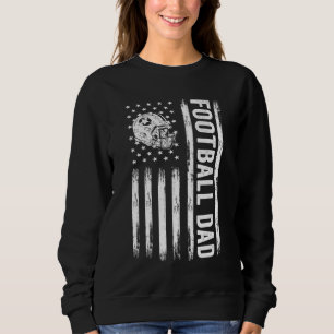 Moletom Pai De Futebol Americano Bandeira Orgulhosa Pai De