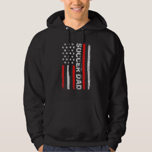 Moletom Pai de Futebol Masculino Bandeira Americana Pai de
