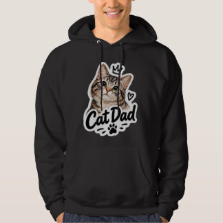 Moletom Pai de Gato Aesthetic Gráfico Preto Cute Kitty Lov