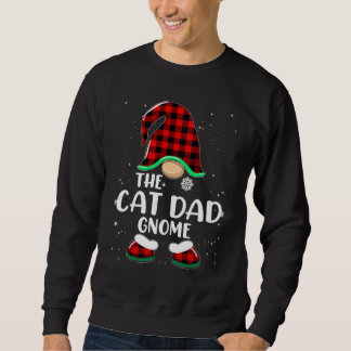 Moletom Pai de Gato Gnomo Plaid Búfalo Correspondente Famí