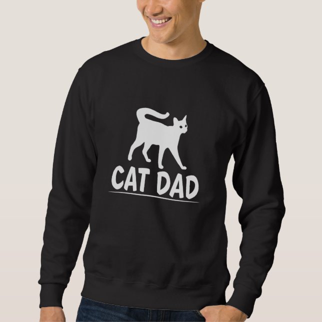 Moletom Pai De Gato Melhor Pai De Gato Ever 1 (Frente)