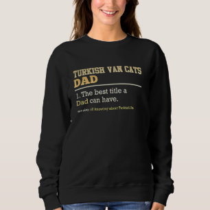Moletom PAI de GATOS VAN TURCO Cat Padre Turco Proprietári
