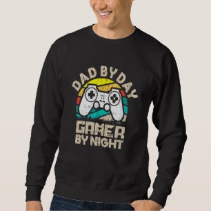 Moletom Pai de Homens Durante o Dia Gamer à Noite Piadas d