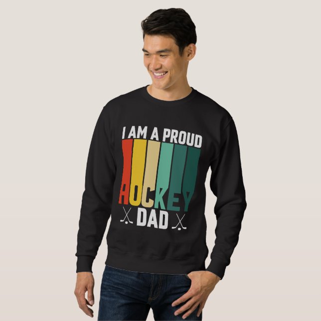 Moletom Pai de Hóquei Orgulhoso (Frente Completa)