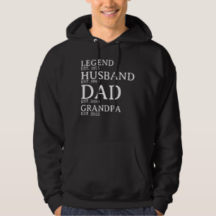 Moletom Pai De Legenda Marido Avô Personalizado Est. Anos