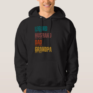 Moletom Pai De Legenda Marido Vovô Retro Est Personalizado