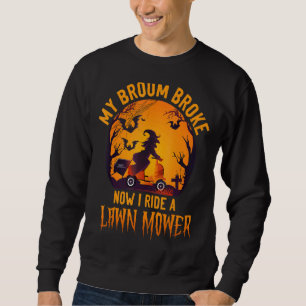 Moletom Pai de Lewn Mower, Padre Landscaper Halloween