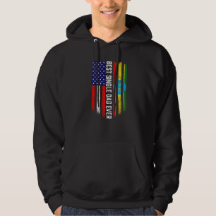 Moletom Pai de Melhor Solteiro da Bandeira Americana e Eti