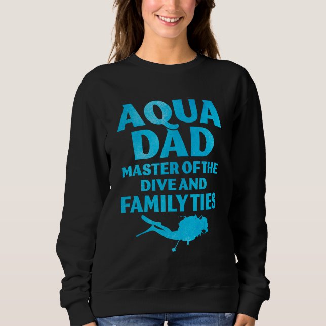 Moletom Pai de mergulho Scuba com Horas Abertas 5 (Frente)